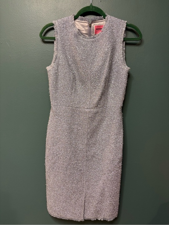 kate spade Dresses & Skirts - kate spade Silver Sparkle Sleeveless Midi Sheath Dress 2 New without tags